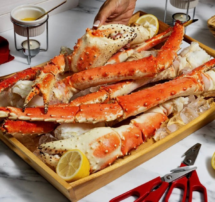 🧊 Flash-Frozen Excellence:Super Colossal Russian King Crab Legs